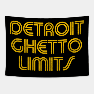 Detroit Ghetto Limits Tapestry