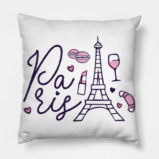 Paris Eiffel Tower Pillow