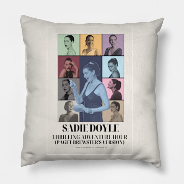 Sadie Doyle (TAH - Paget Brewster's Version) Pillow by skepticprentiss