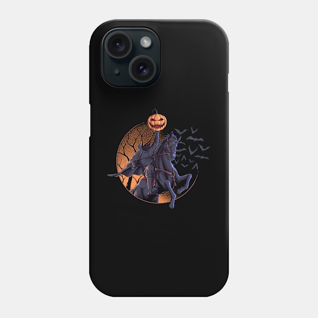 Dullahan halloween Phone Case by Objectype