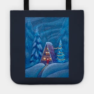 Winter house Tote