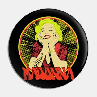 Madonna cartoon rebelheart Pin