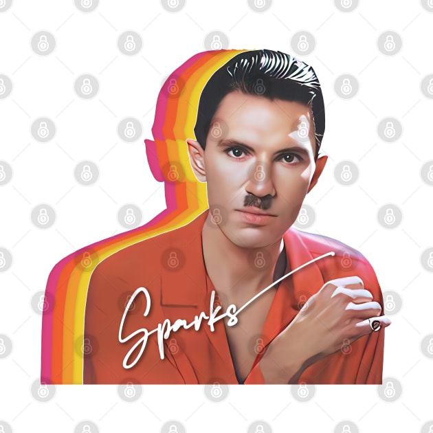 Sparks \/\/\ 70s Retro Fan Artwork Design by DankFutura