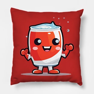 Soft drink cute T-Shirt cute giril Pillow