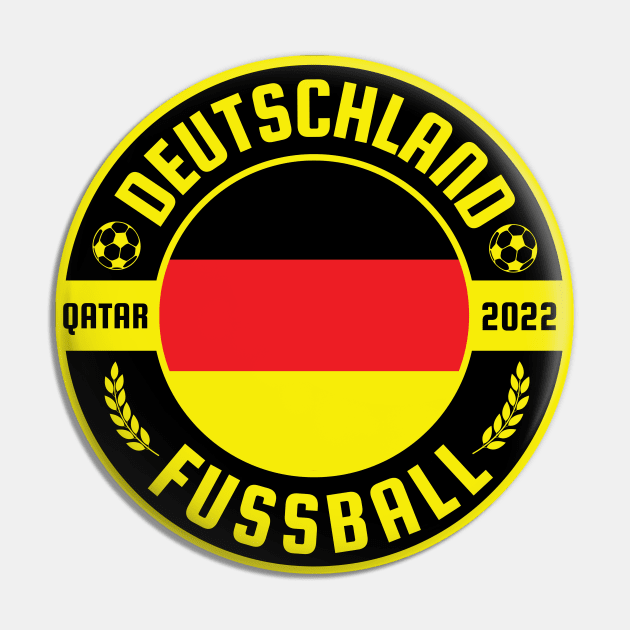 Deutschland Fussball Pin by footballomatic