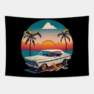 realistic car Tapestry