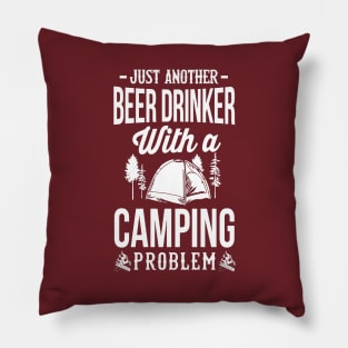 BEER DRINKER CAMPING Pillow