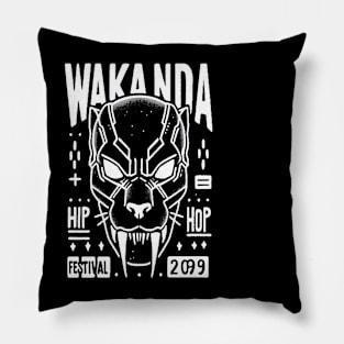 Retro Hip Hop Music Festival Pillow