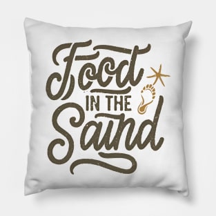 Foot in the sand Pillow