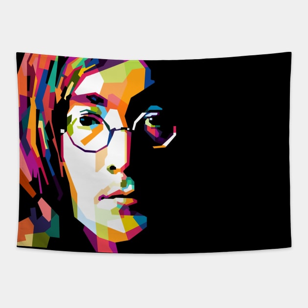 John Lennon WPAP Tapestry by awangwidyatama