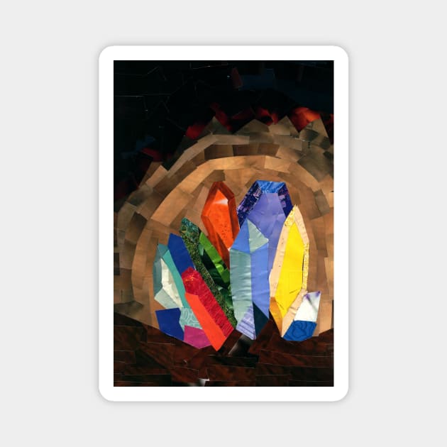 Rainbow Crystal Caves Magnet by cajunhusker