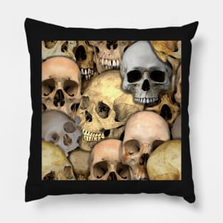 Tiling Skull Pattern Pillow