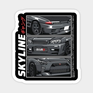 GTR Skyline Gang Magnet