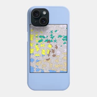 Puzzle Piece Tropical Themed Maze & Labyrinth Phone Case