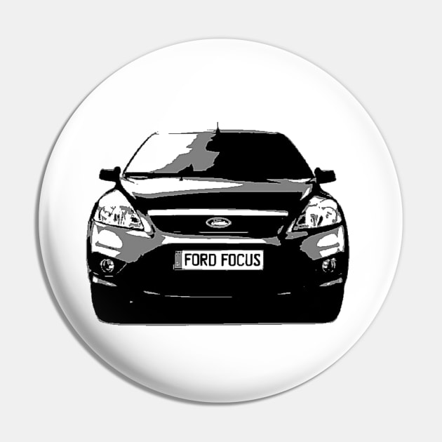 Ford Focus (pop art) Pin by d1a2n3i4l5