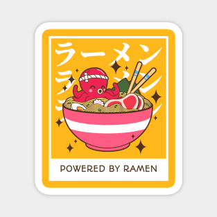 Powered by ramen Magnet