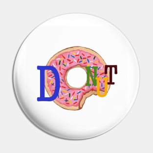 STRAWBERRY Sprinkled Donut For Donut Lovers Pin