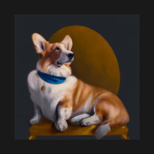 Royal Corgi Painting T-Shirt