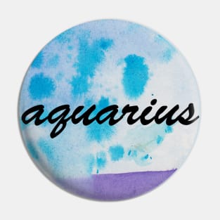 Aquarius zodiac sign Pin