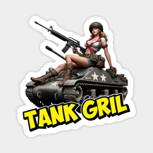 Tank Girl Magnet