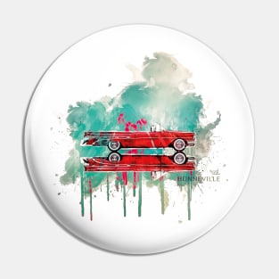 Pontiac Bonneville Splash art Pin