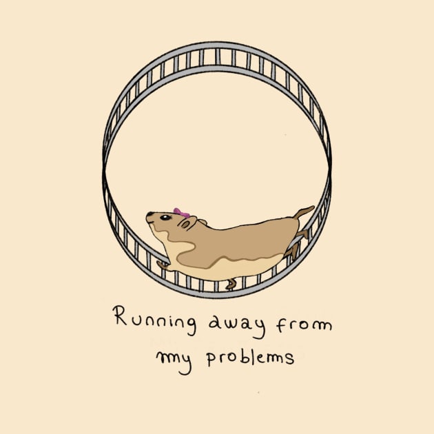 Running away from my problems by Agape Art