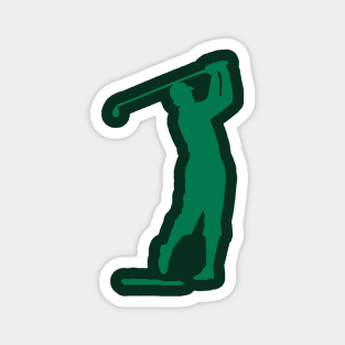 Swing King Classic Golfer Silhouette Magnet