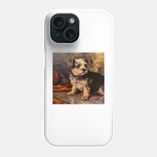 Antique dog portrait Phone Case