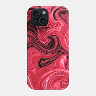 Red swirl Phone Case