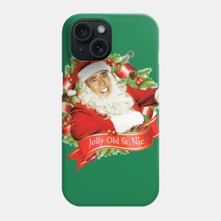 Nicolas Cage Christmas Jolly Old Saint Nic Phone Case