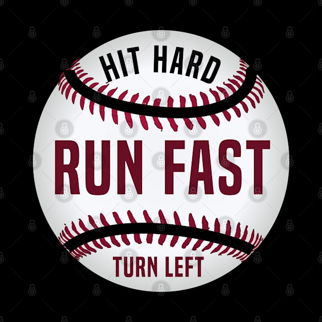 Hit Hard Run Fast Turn Left by Color Fluffy