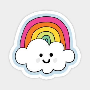 happy cloud Magnet