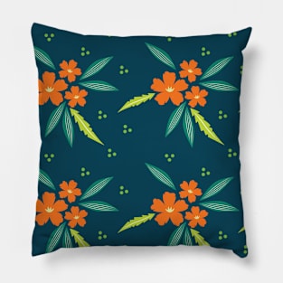 Beautiful Floral Pattern Flowers Pillow