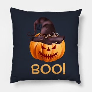 Boo | Halloween | Happy Halloween Pillow