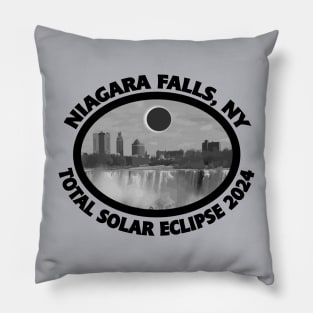 Niagara Falls NY Total Solar Eclipse 2024 Path of Totality Pillow