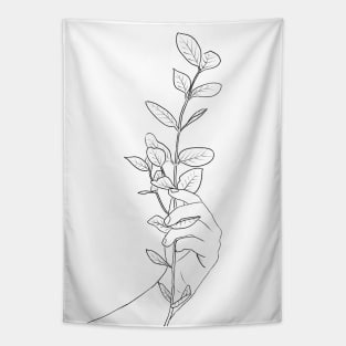 Modern minimalist hand Tapestry