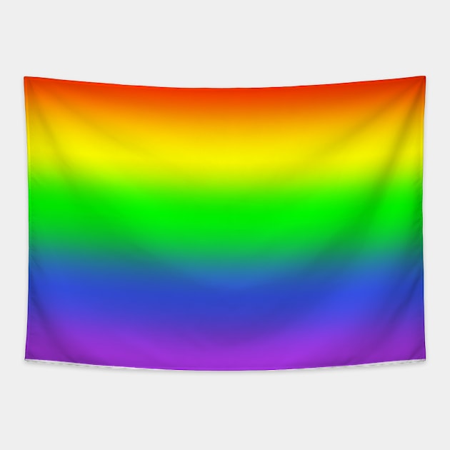 Rainbow Pride Tapestry by MettaArtUK