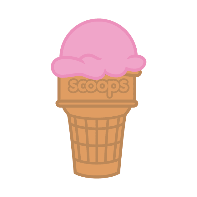 Cone - Strawberry by ScoopsBrand