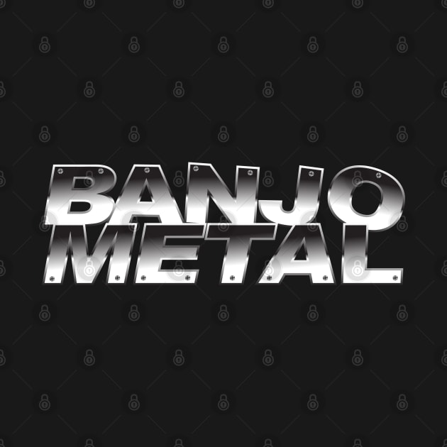 Banjo Metal by GypsyBluegrassDesigns