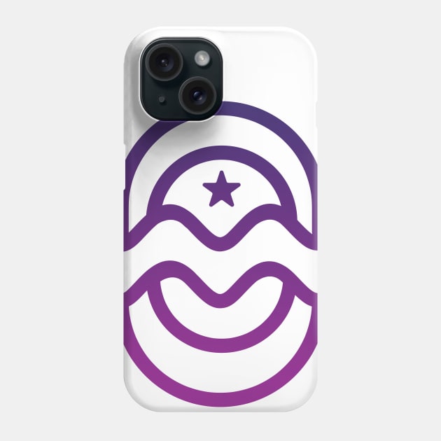 illustration of line cyrcle Phone Case by Spiderbig