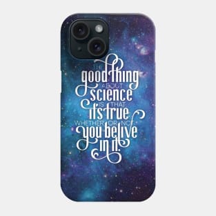 Science is True Starry Phone Case