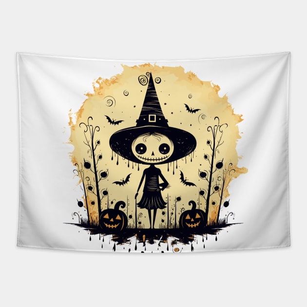 Halloween Stitch Doll Tapestry by YourRequests