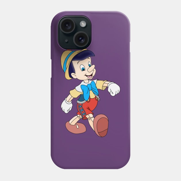 Pinocchio Phone Case by Megan Olivia