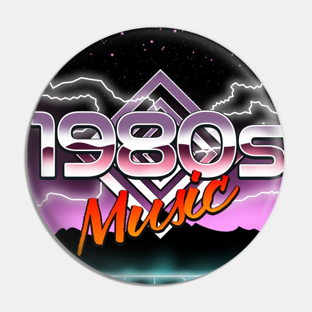 1980s Music Pin by nickemporium1