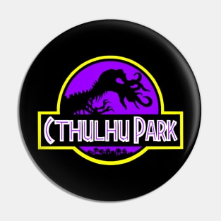 Cthulhu Park - Retro 90s Movie Parody (Purple Variant) Pin