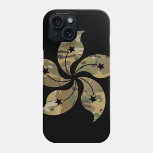 Hong Kong Flag Flower Camo Phone Case