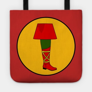 Green Leg Lamp Parody Tote