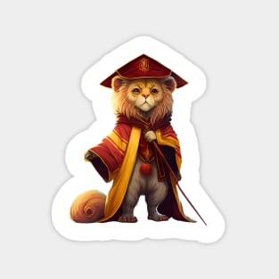 Lion from Wizard School Magnet