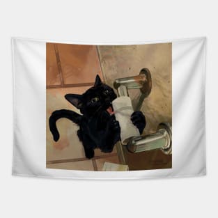 Toilet Paper Fiend Tapestry