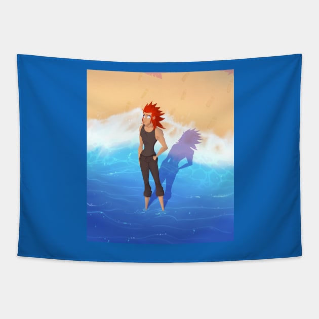 Lea at the beach Tapestry by VenaCoeurva